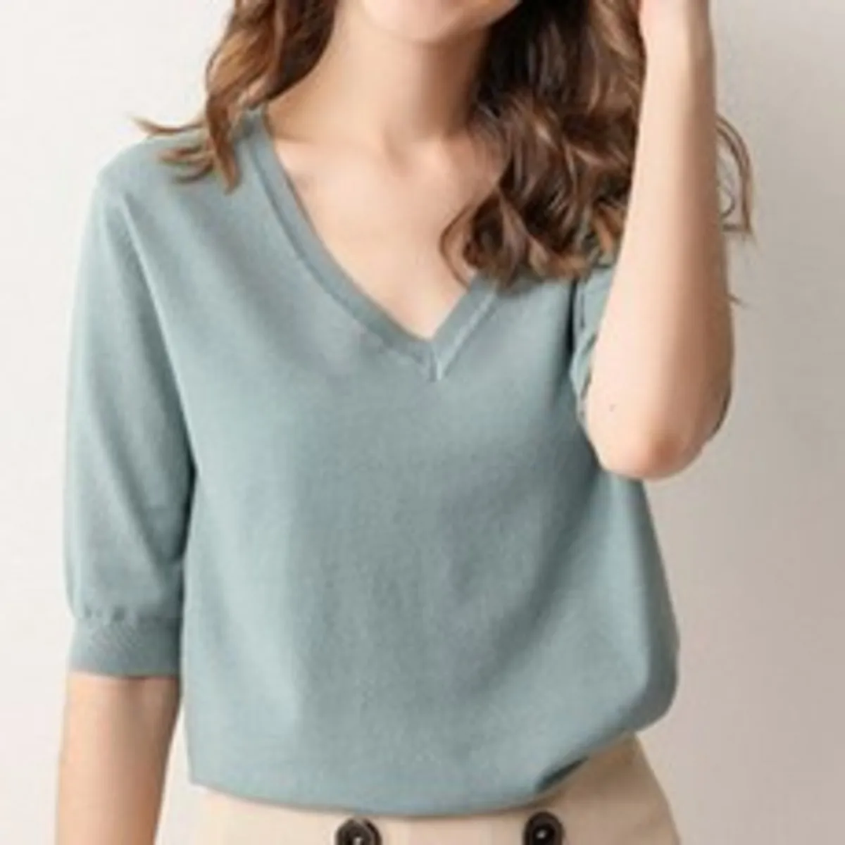 여자 반팔니트 추천 인기 판매 순위 40위 | 2025년 5월 1주차